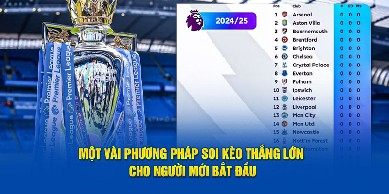Một vài phương pháp soi kèo thắng lớn cho người mới bắt đầu